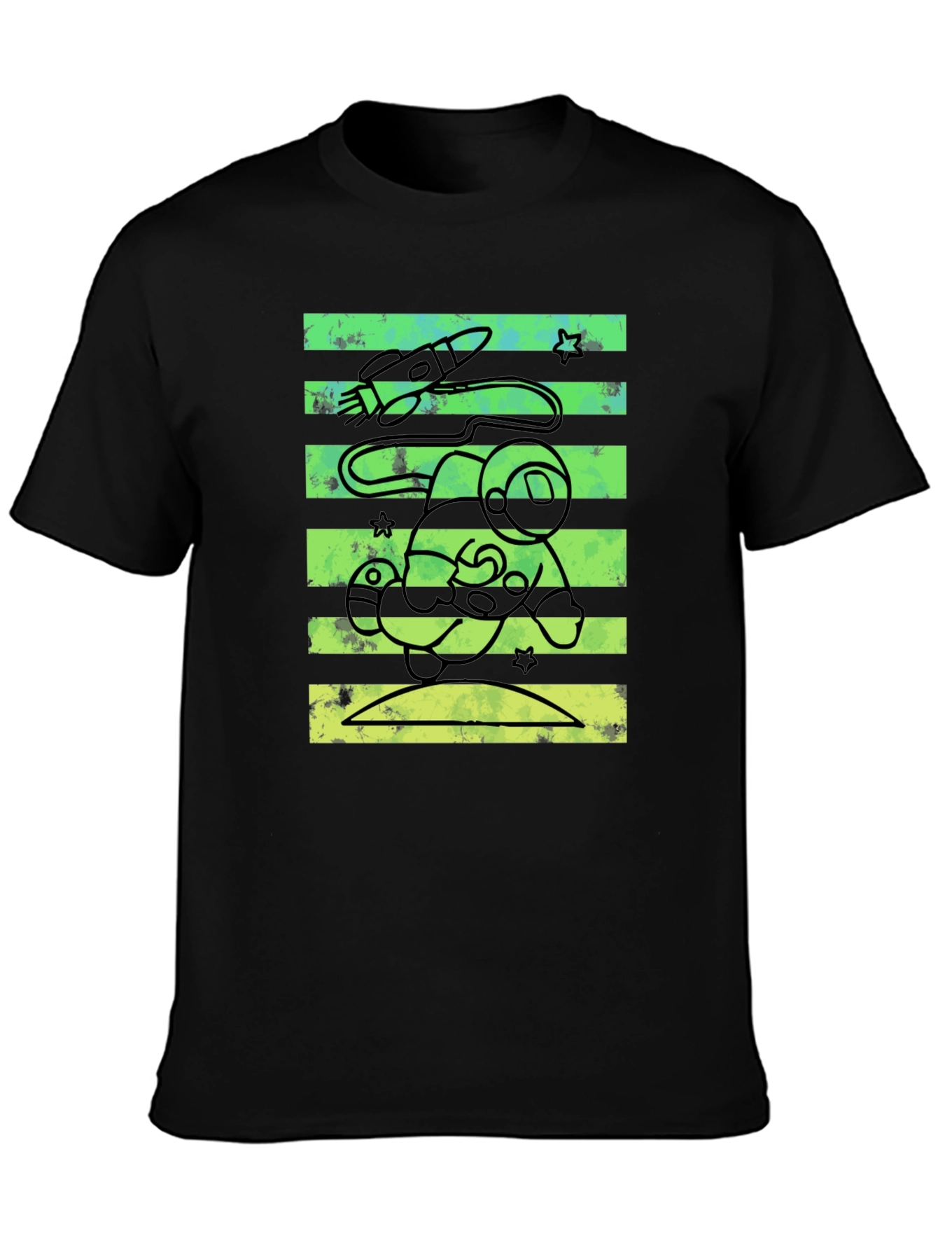 Retro Astronaut Tee - Space Adventure Shirt