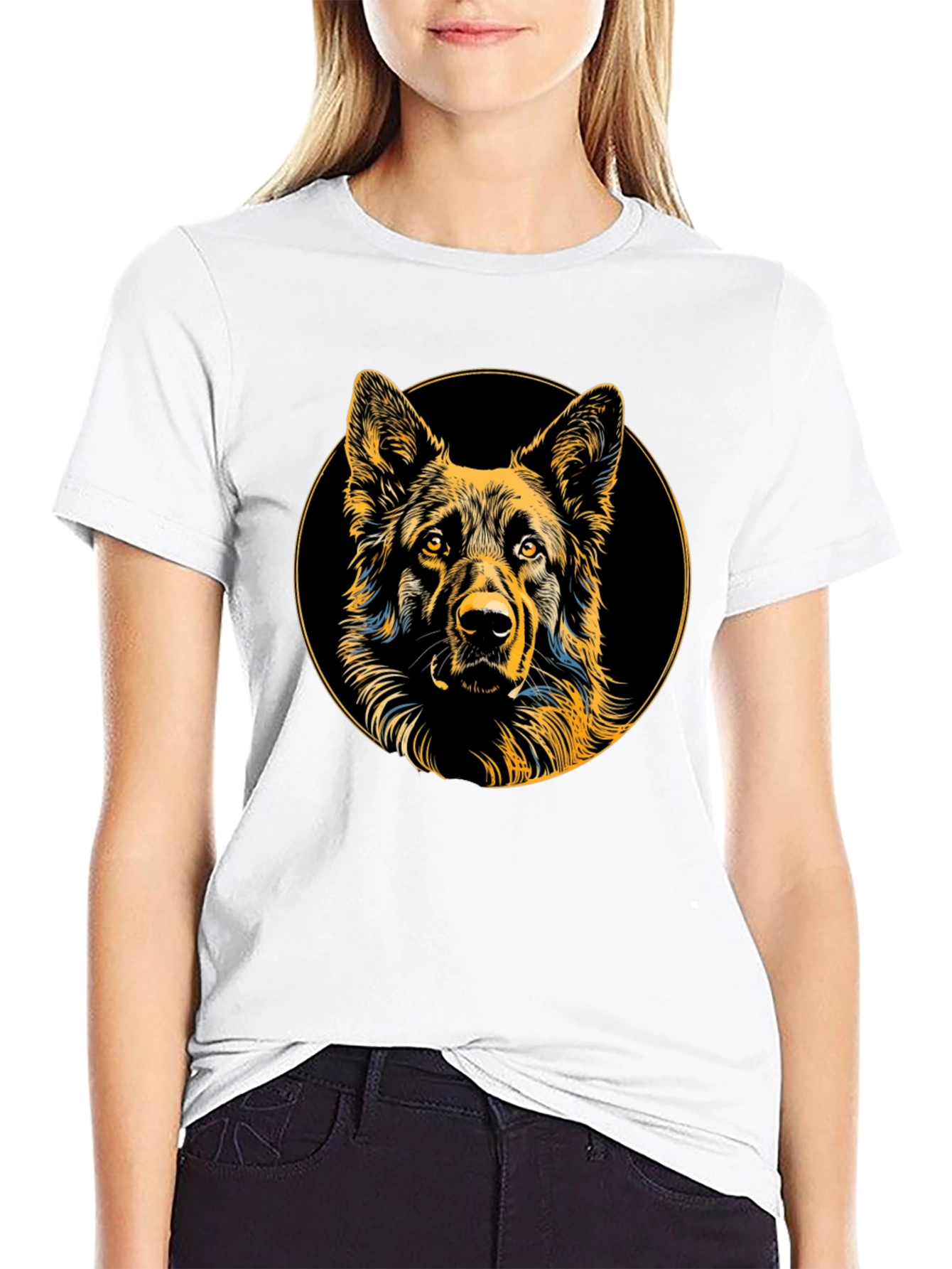 German Shepherd Dog Graphic T-Shirt