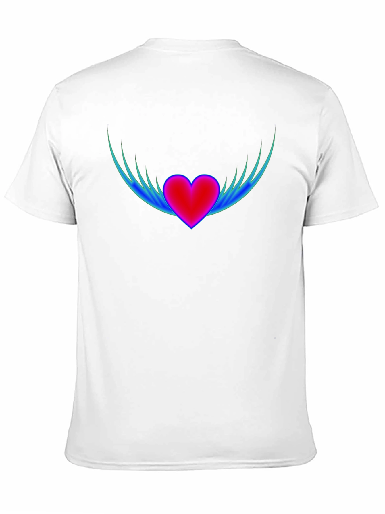 Winged Heart Graphic T-Shirt - Stylish Comfort