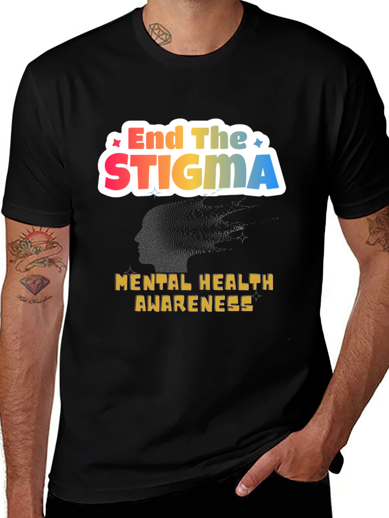 End The Stigma Mental Health Awareness Tee