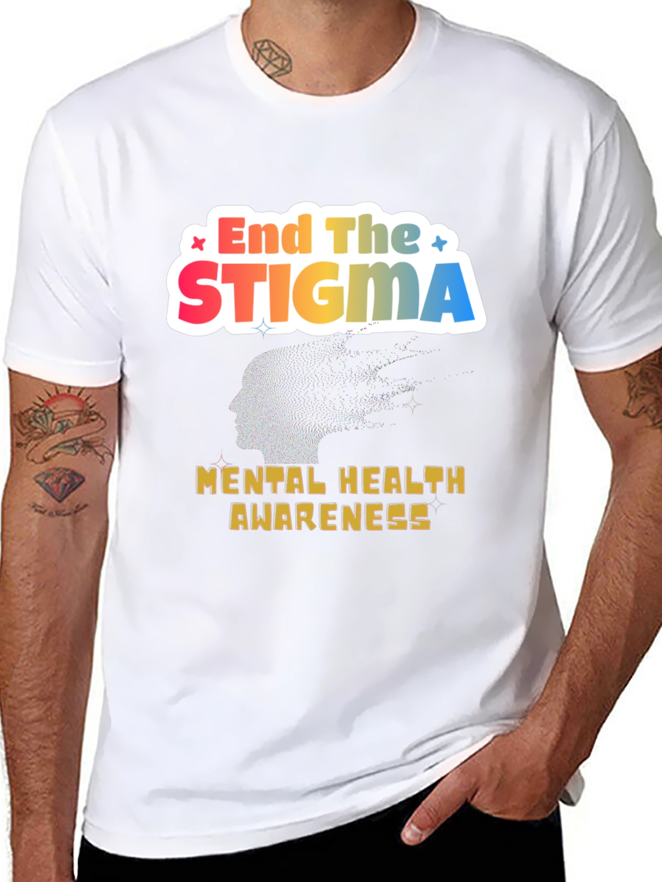 End The Stigma Mental Health Awareness Tee