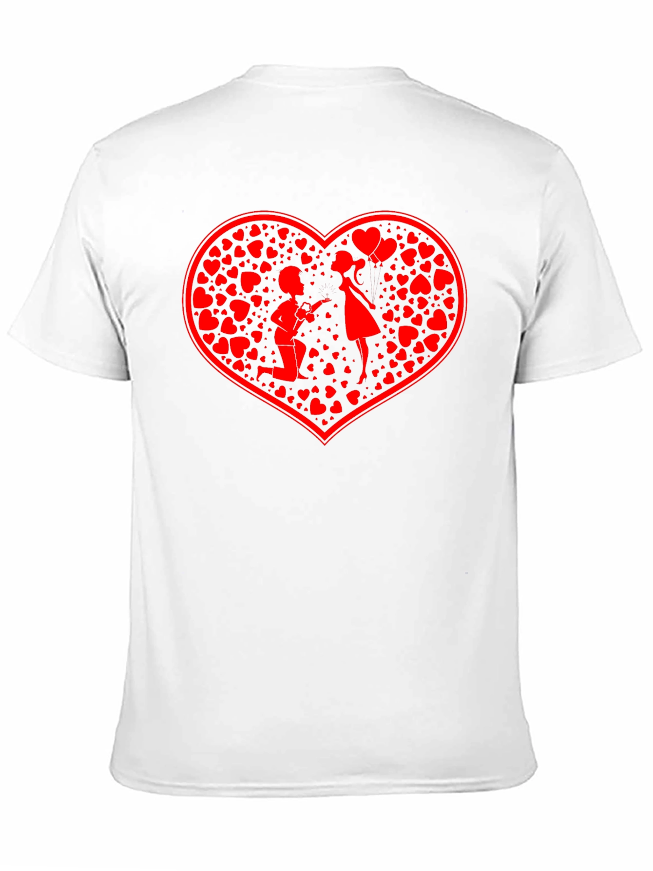 Romantic Heart Graphic T-Shirt