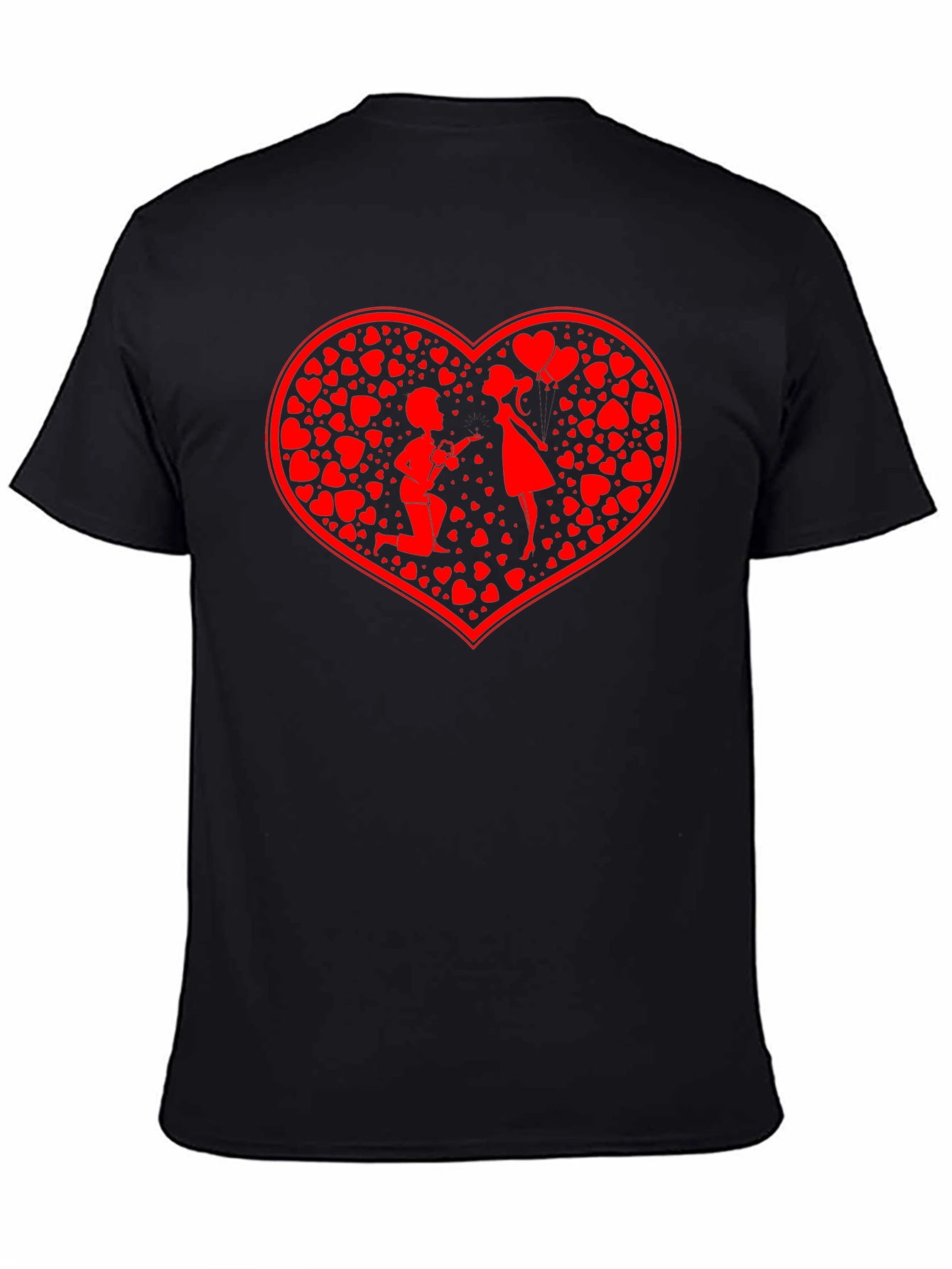 Romantic Heart Graphic T-Shirt