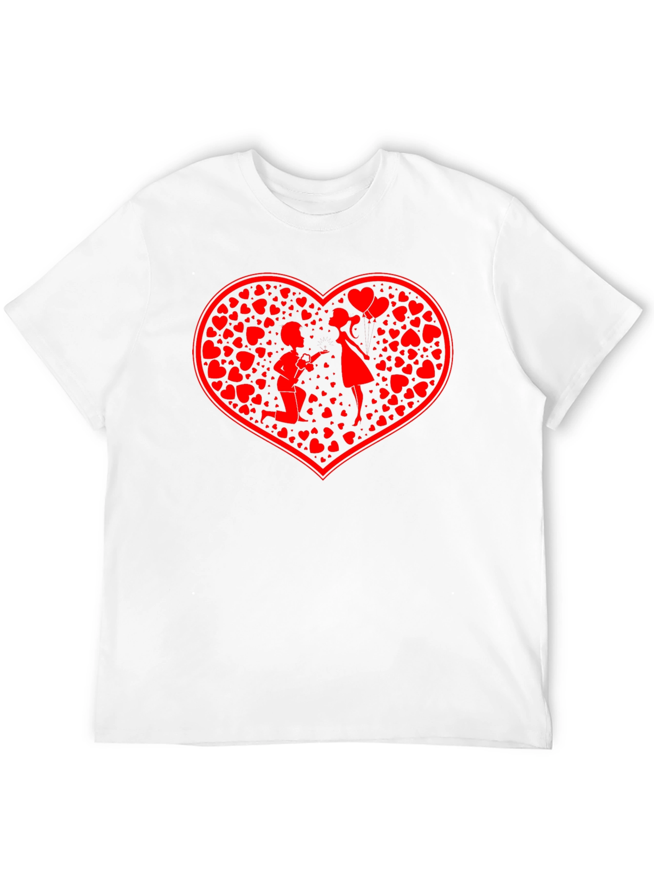 Romantic Heart Graphic T-Shirt