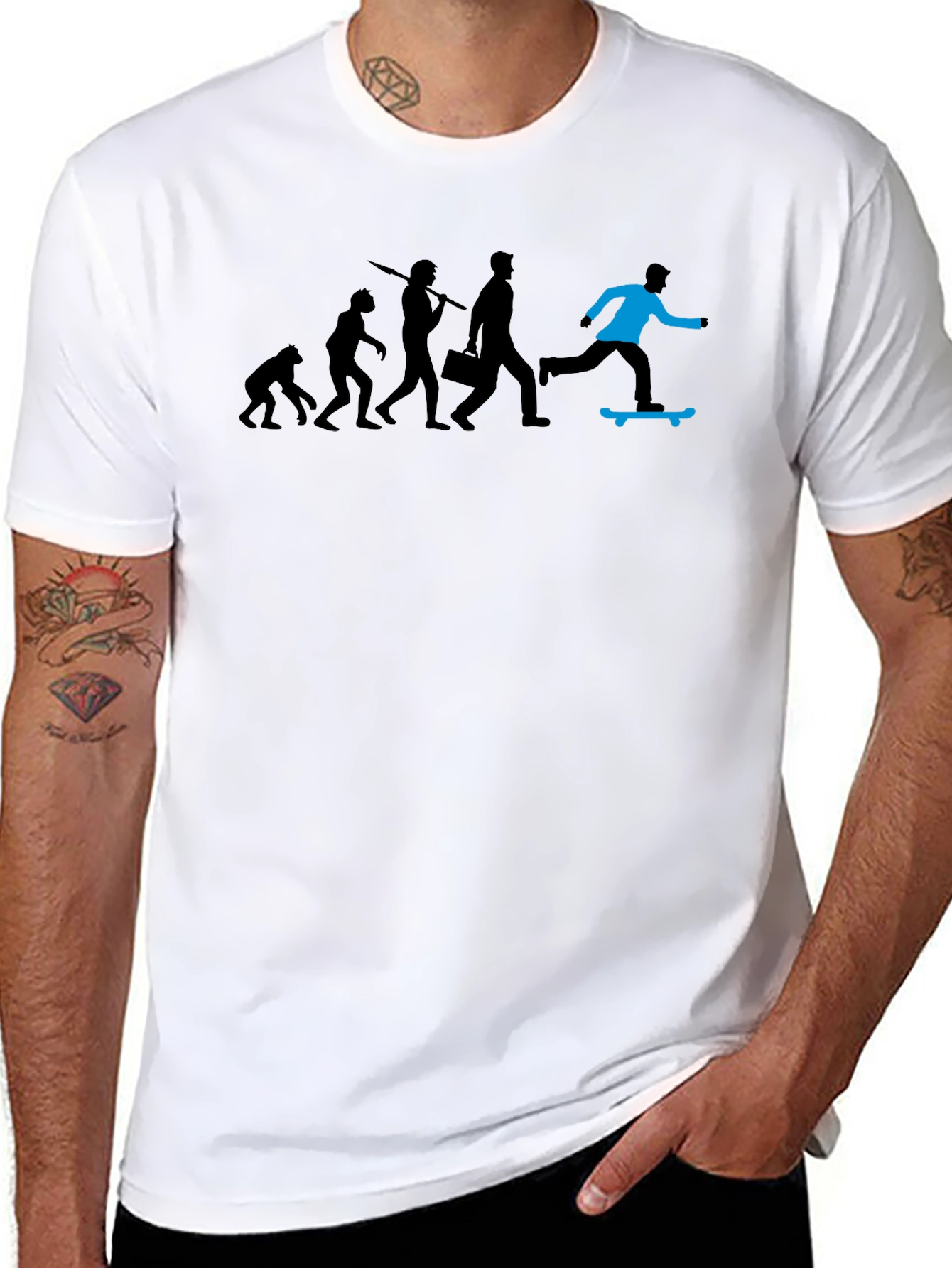 Evolution of Skateboarding T-Shirt