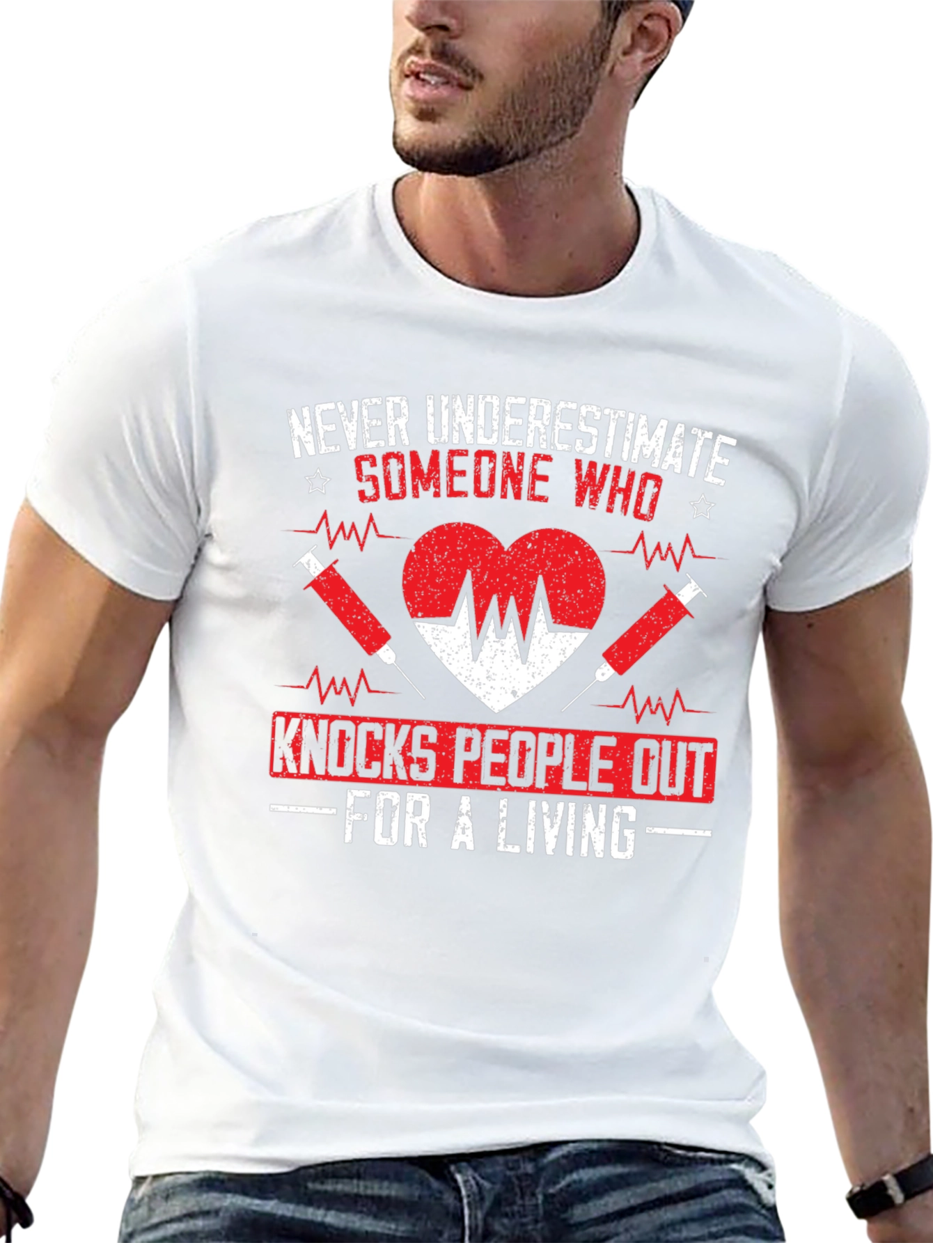 Never Underestimate Someone Who Knocks People Out T-Shirt