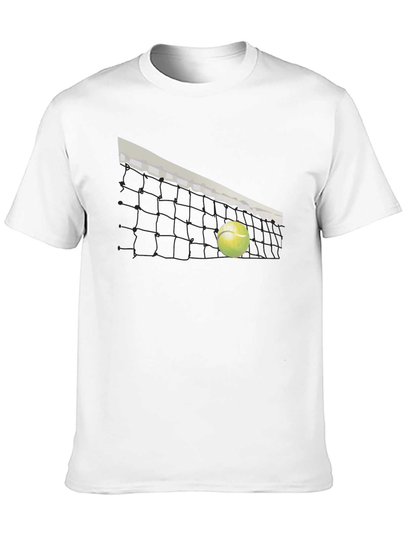 Tennis Net Graphic T-Shirt - Stylish Sportswear