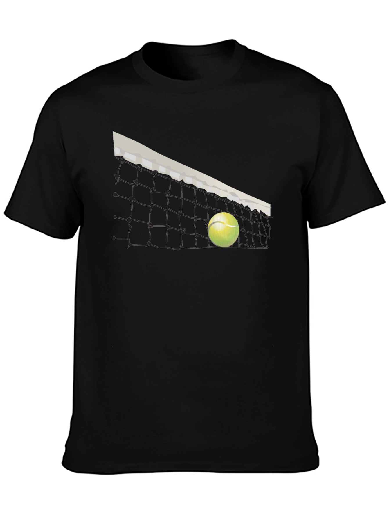 Tennis Net Graphic T-Shirt - Stylish Sportswear