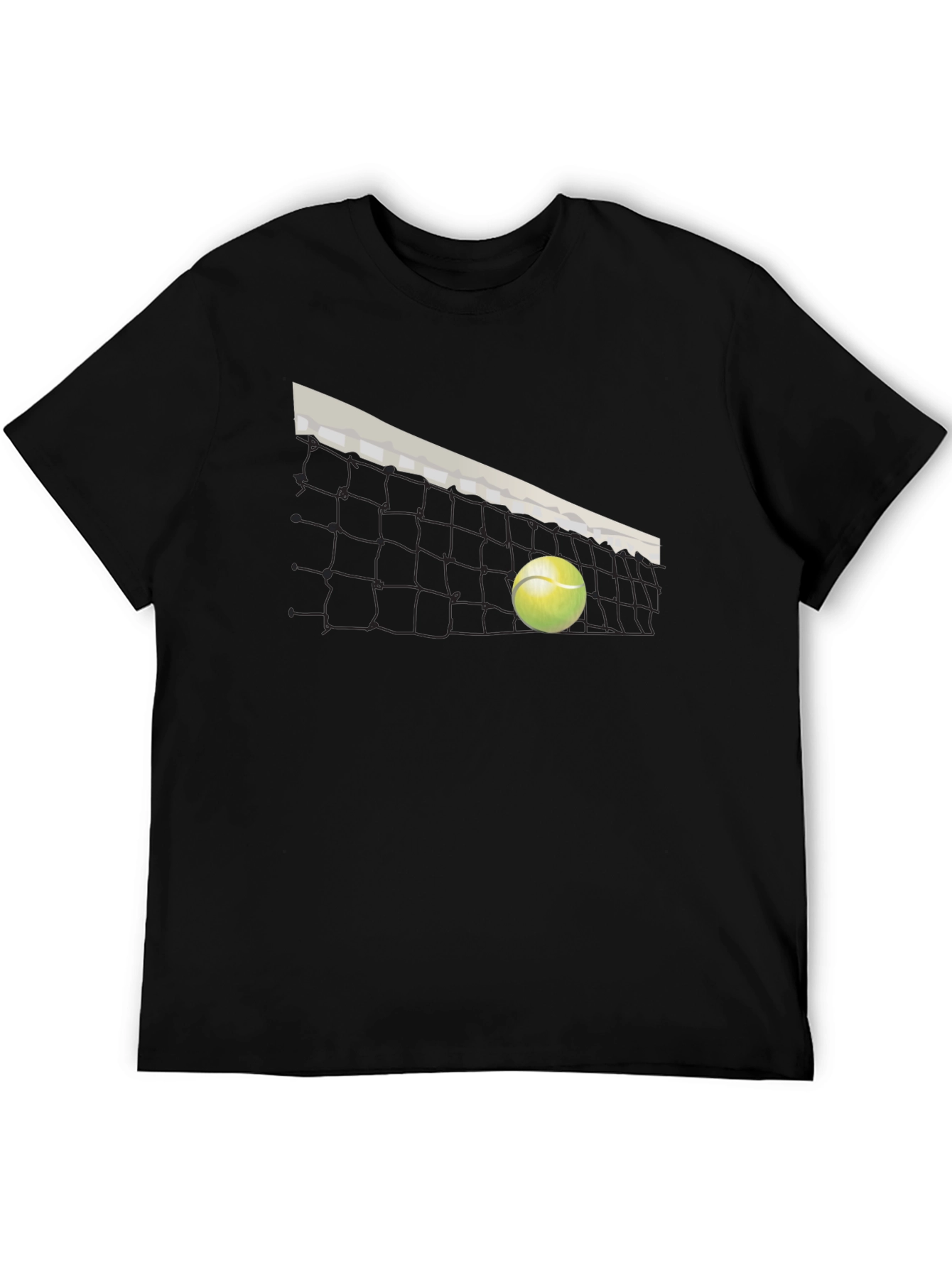 Tennis Net Graphic T-Shirt - Stylish Sportswear