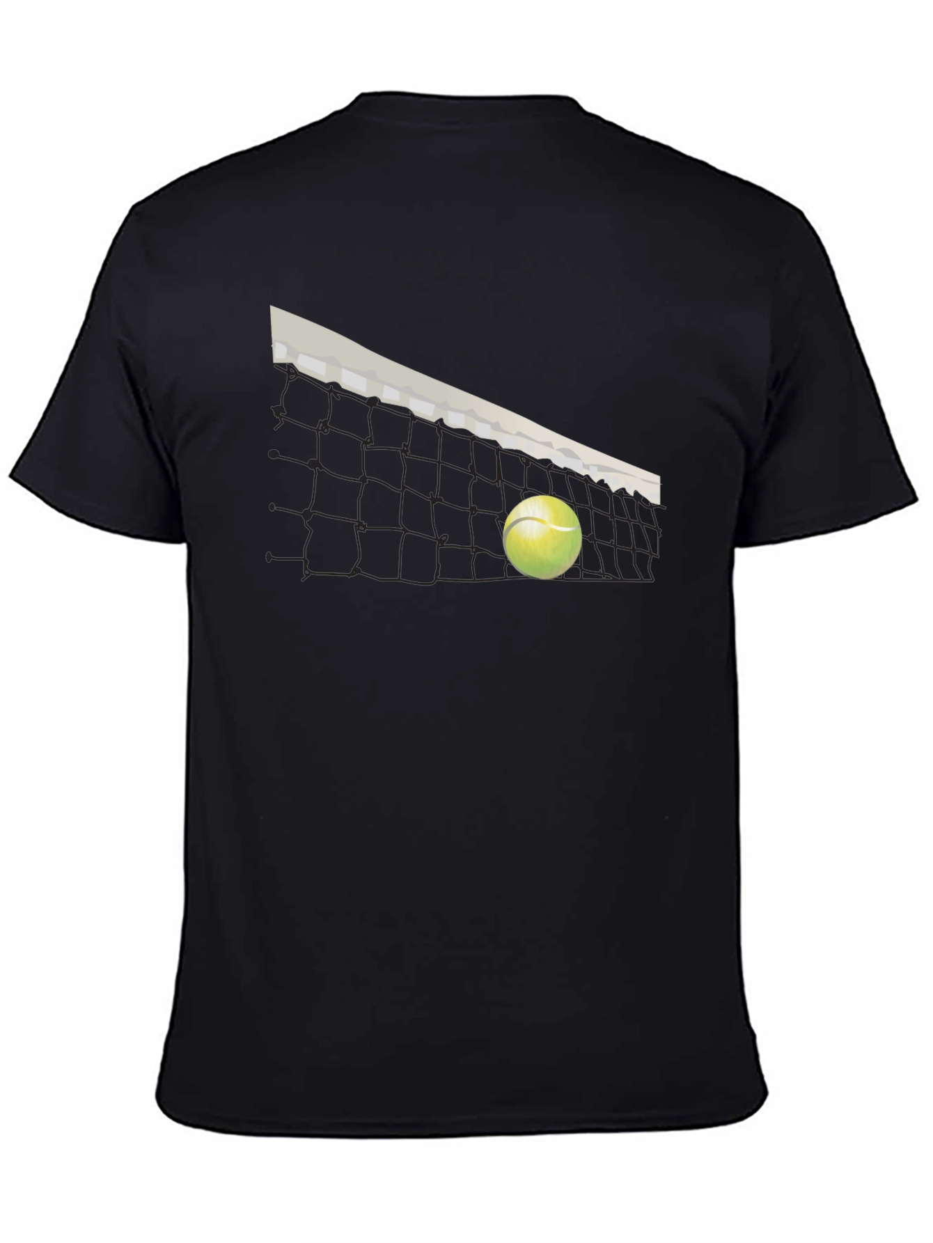 Tennis Net Graphic T-Shirt - Stylish Sportswear
