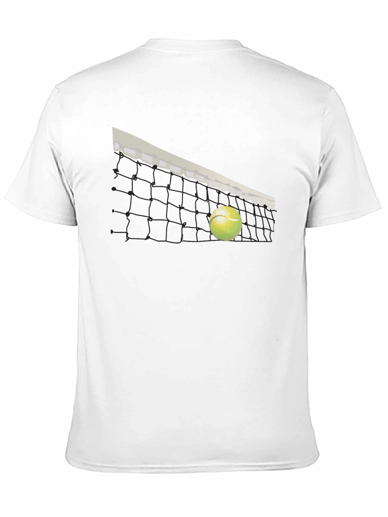 Tennis Net Graphic T-Shirt - Stylish Sportswear