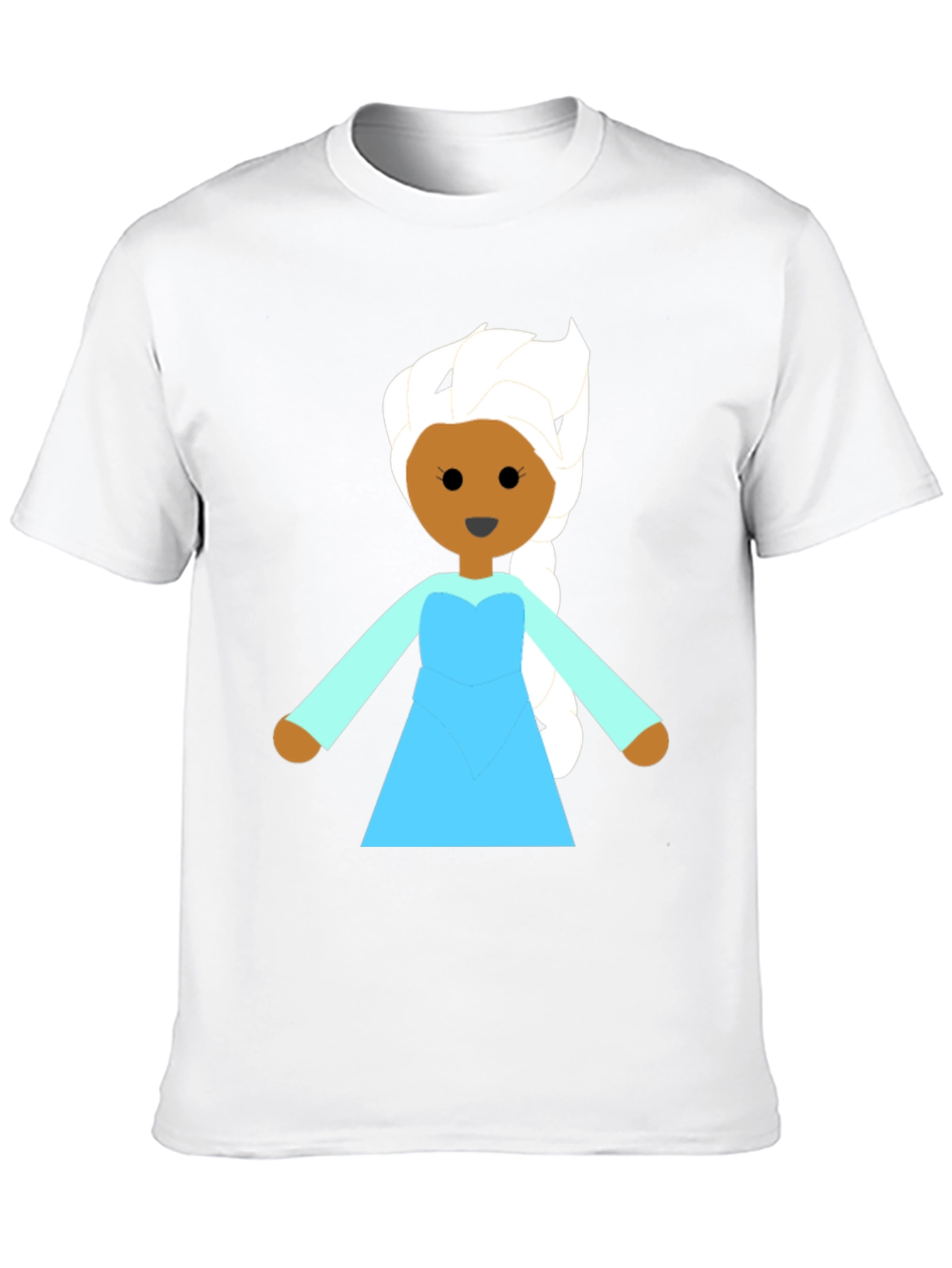 Elsa Graphic T-Shirt - Black Cotton Tee