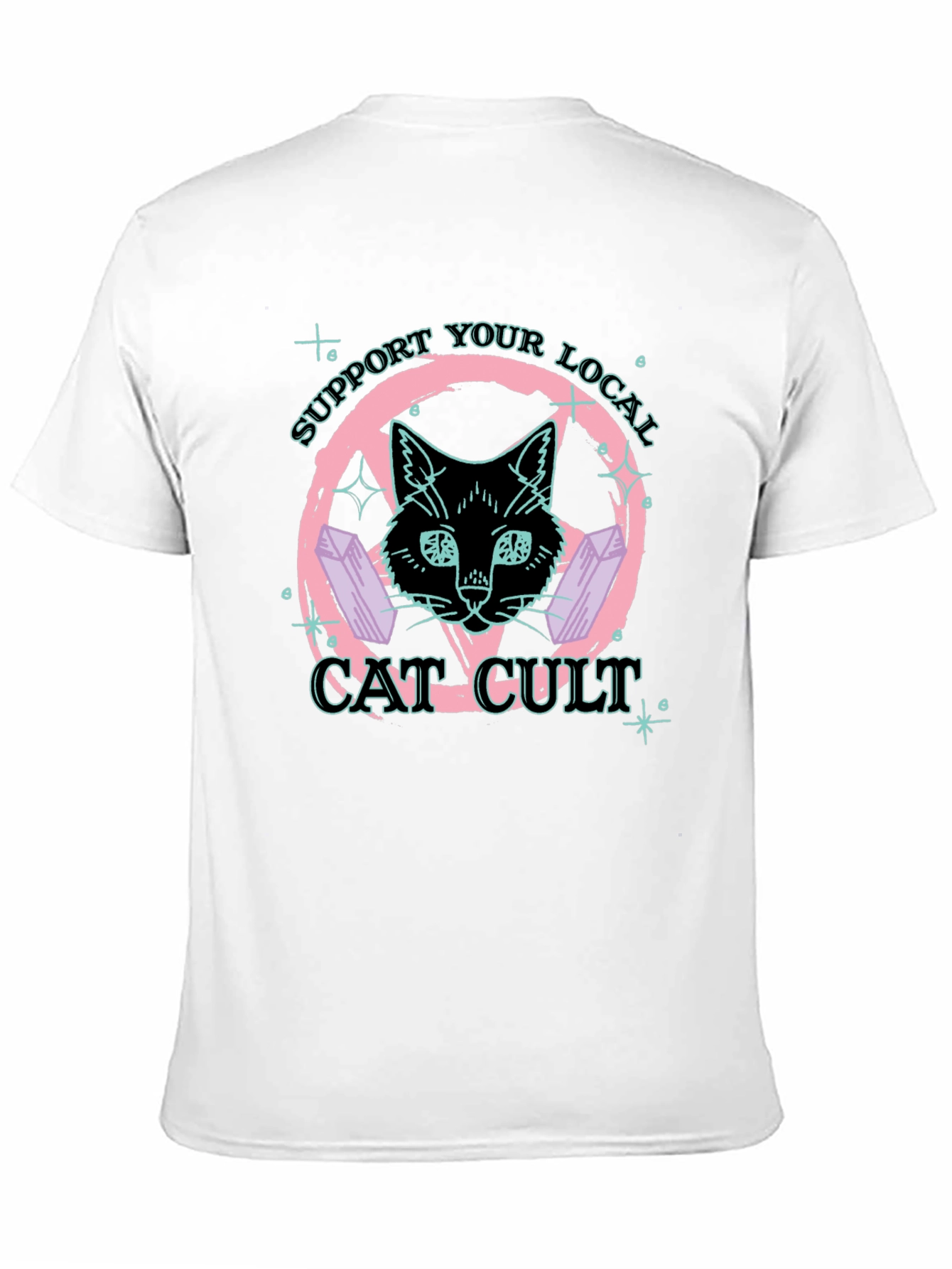 Support Your Local Cat Cult T-Shirt