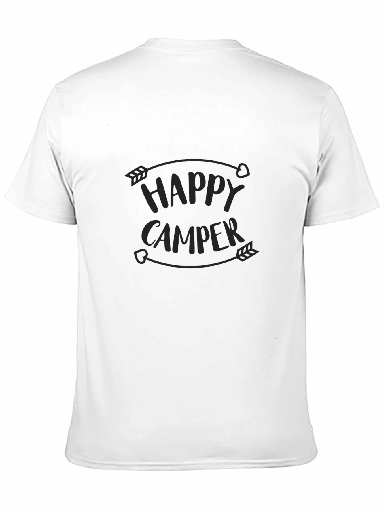 Happy Camper Graphic Tee - Black