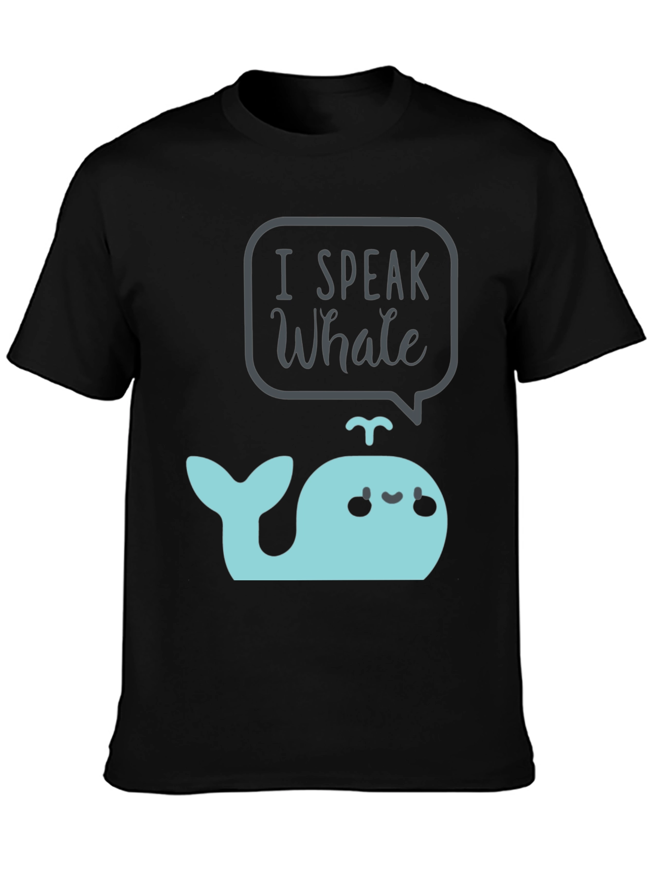 I Speak Whale T-Shirt Cute Cartoon Marine Life