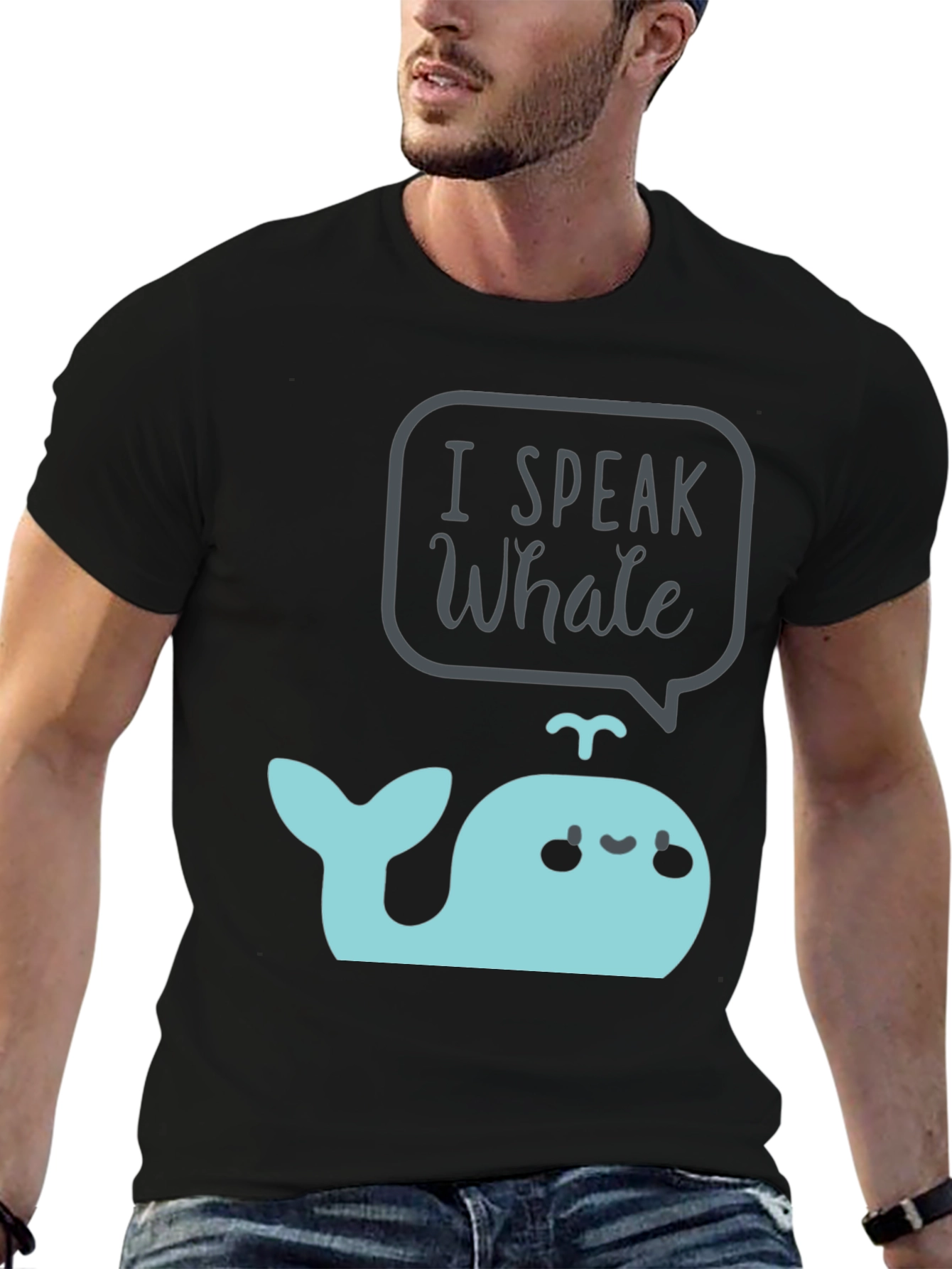 I Speak Whale T-Shirt Cute Cartoon Marine Life