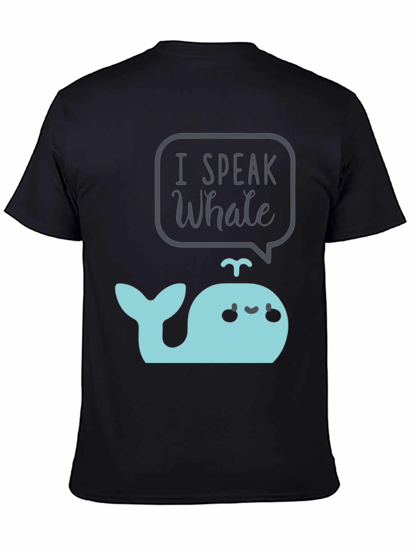 I Speak Whale T-Shirt Cute Cartoon Marine Life