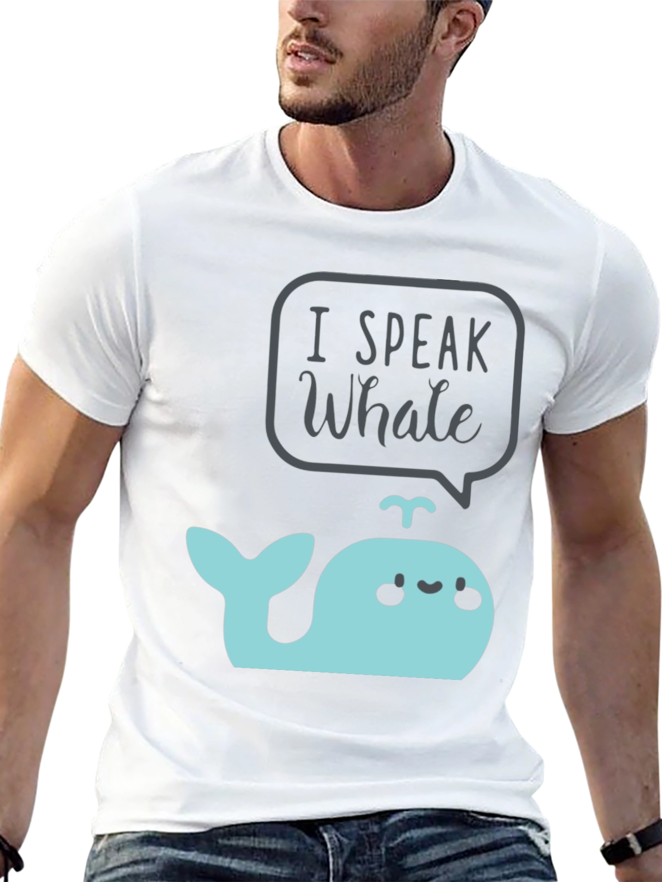 I Speak Whale T-Shirt Cute Cartoon Marine Life