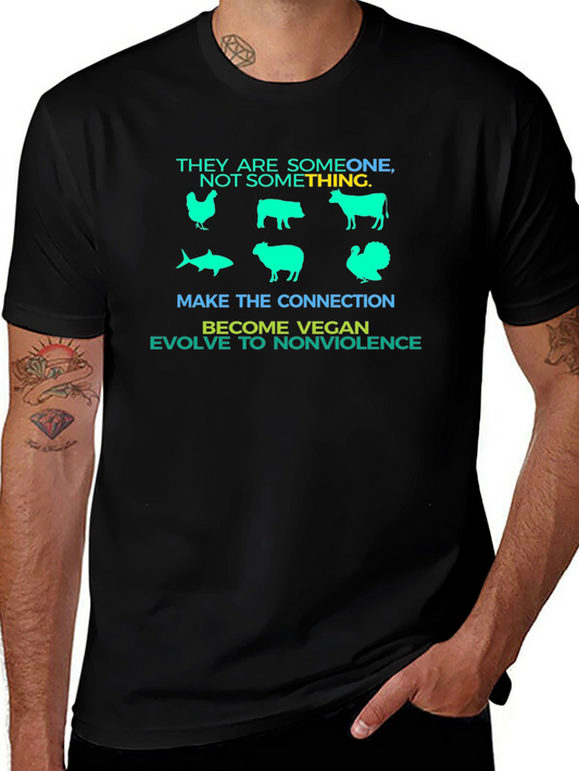 Vegan Message Graphic T-Shirt