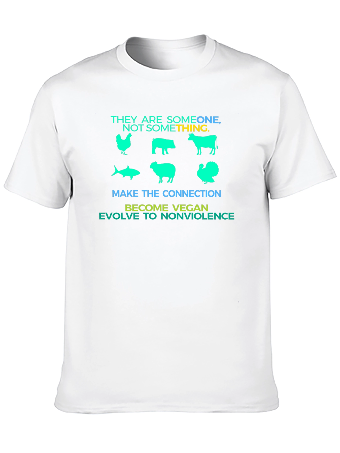 Vegan Message Graphic T-Shirt
