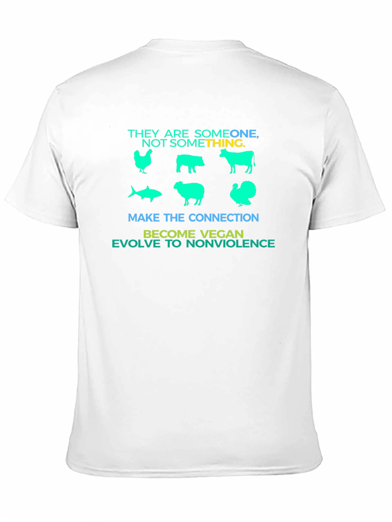 Vegan Message Graphic T-Shirt