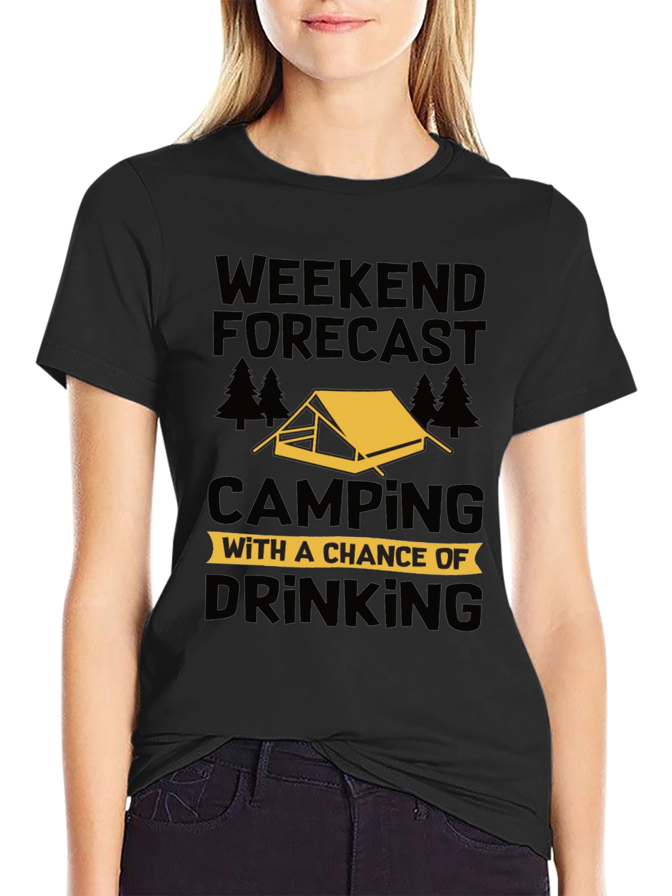 Weekend Camping & Drinking T-Shirt