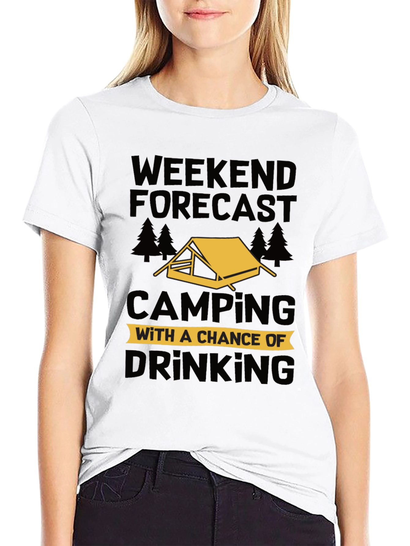Weekend Camping & Drinking T-Shirt