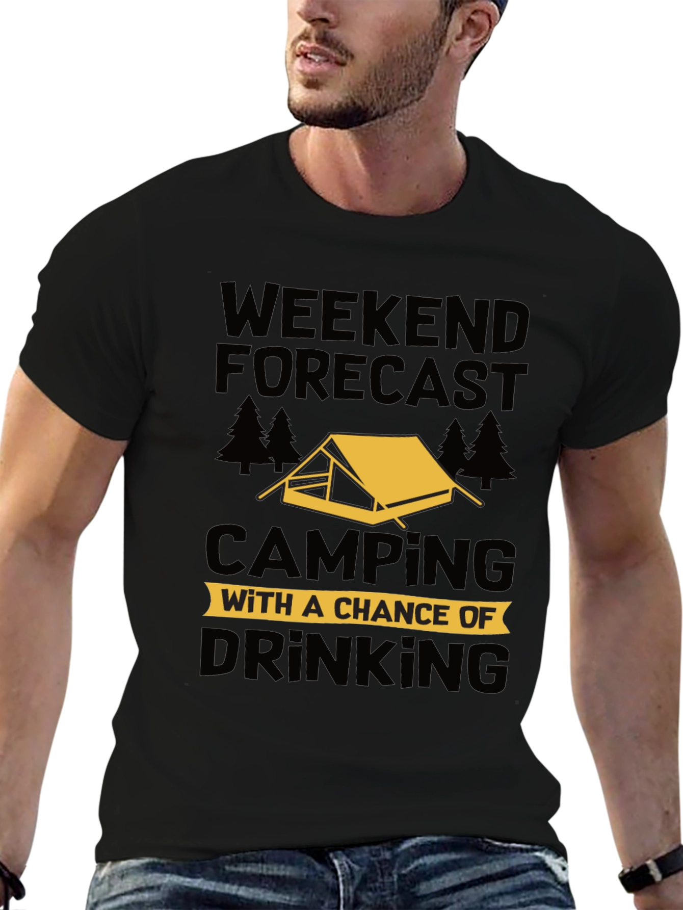 Weekend Camping & Drinking T-Shirt