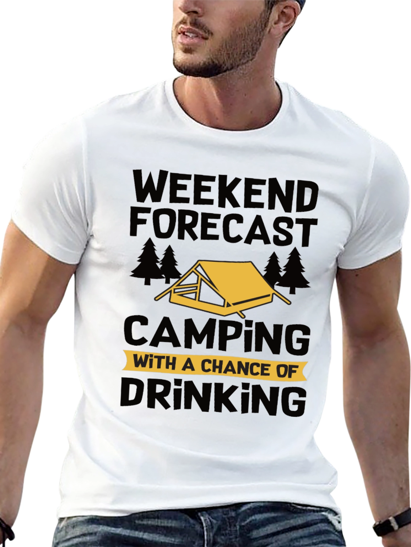 Weekend Camping & Drinking T-Shirt