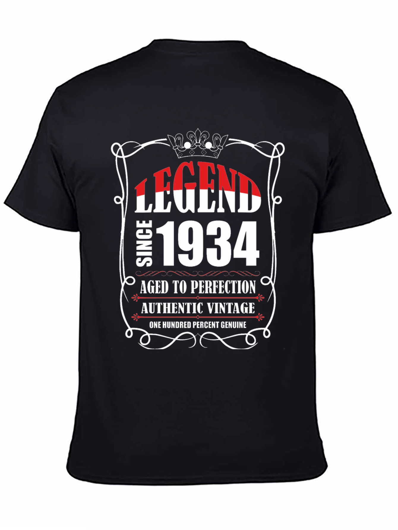 Legend Since 1934 Black Graphic Tee