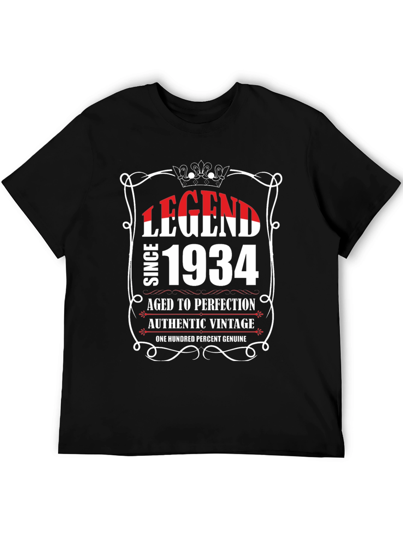 Legend Since 1934 Black Graphic Tee
