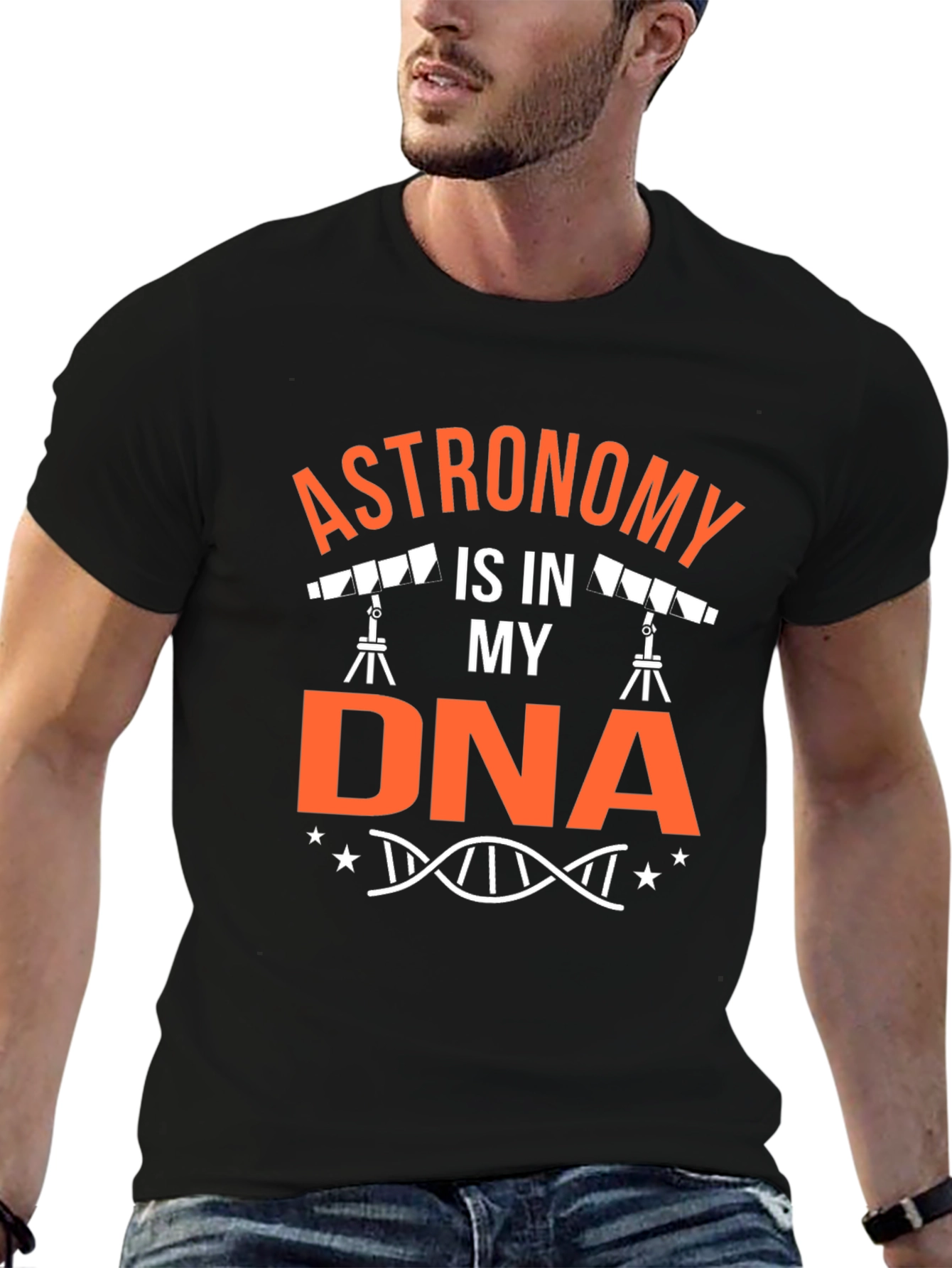 Astronomy DNA Black T-Shirt