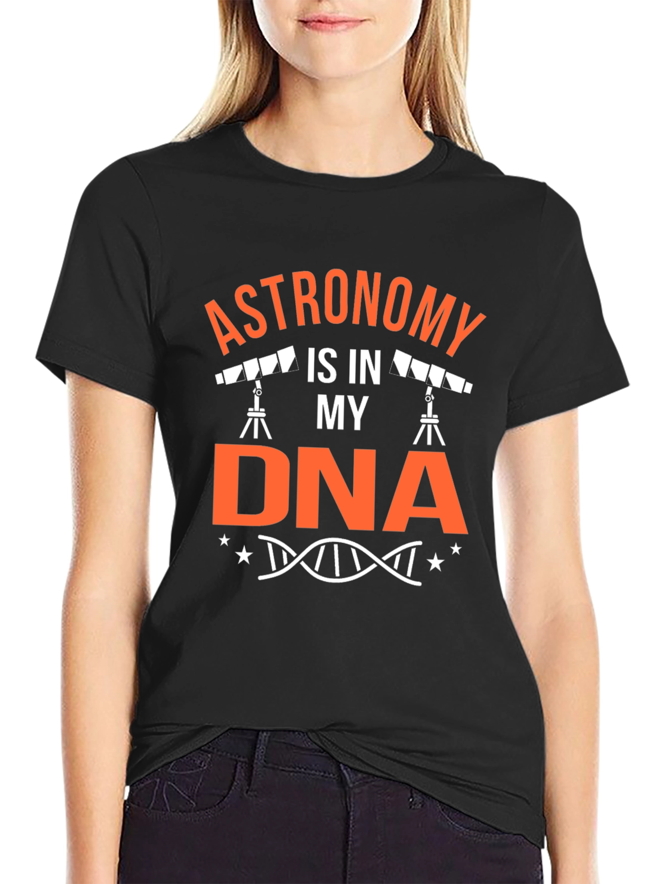 Astronomy DNA Black T-Shirt