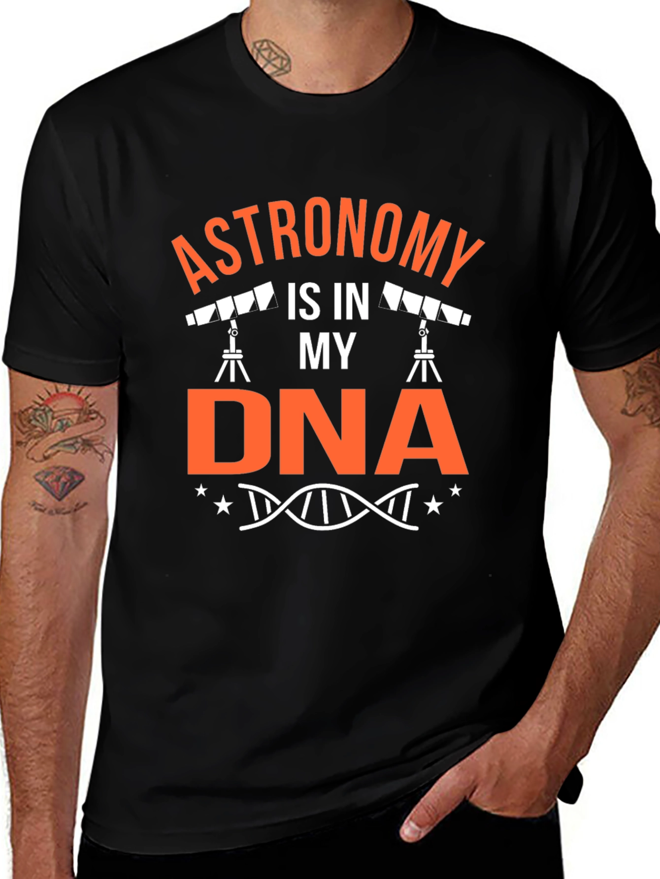 Astronomy DNA Black T-Shirt
