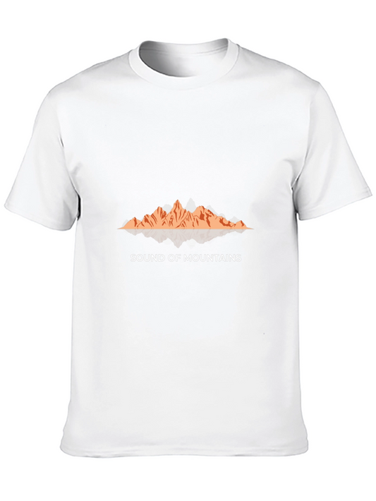 Sound of Mountains Black T-Shirt