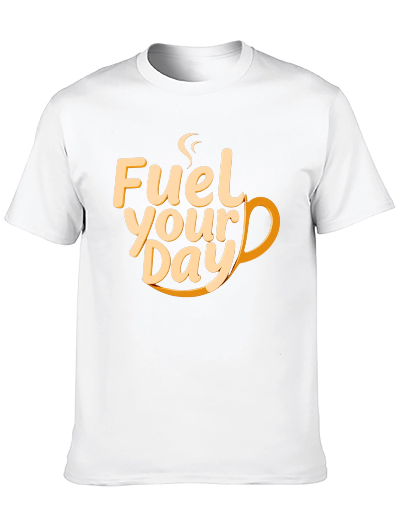 Fuel Your Day Black T-Shirt - Coffee Lover Tee