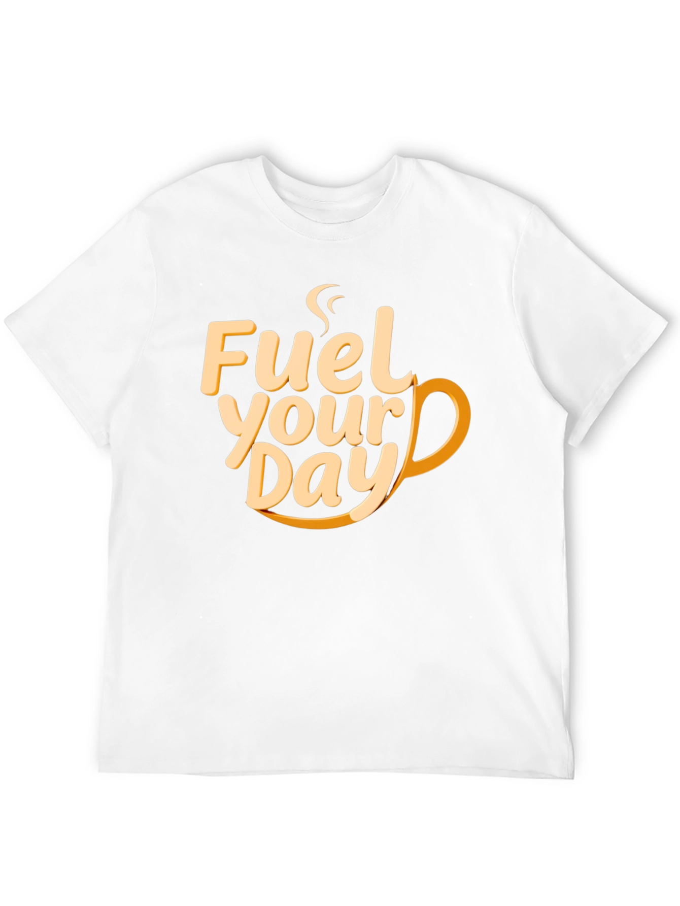Fuel Your Day Black T-Shirt - Coffee Lover Tee
