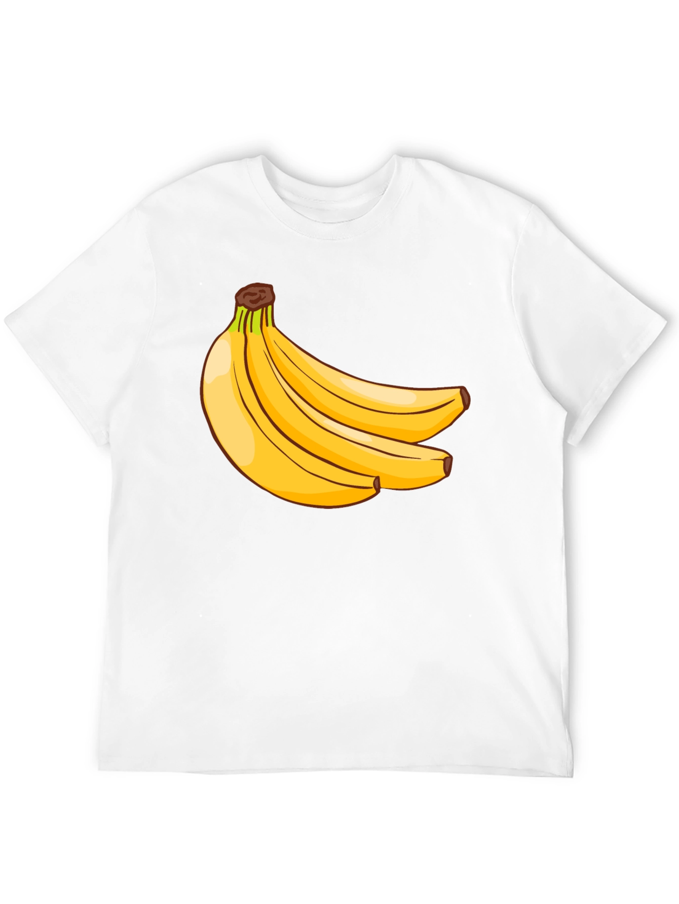 Banana Bunch Graphic Tee - Casual Black T-Shirt