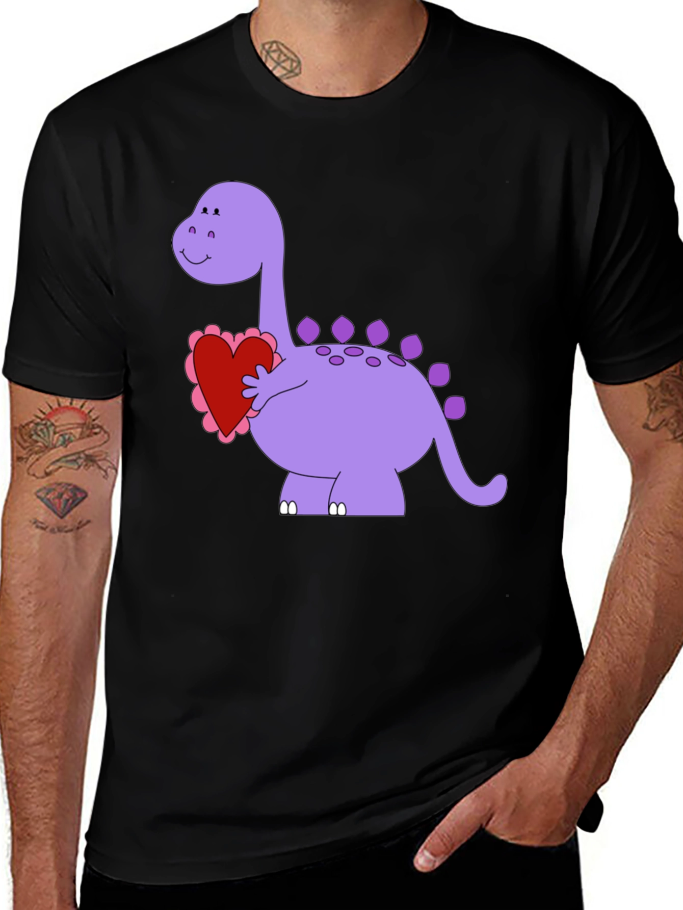 Dinosaur Love Heart T-Shirt