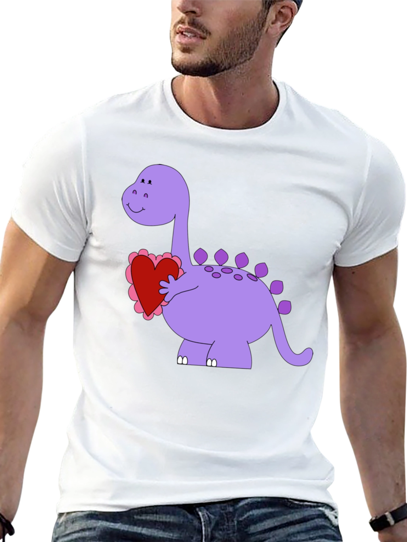 Dinosaur Love Heart T-Shirt
