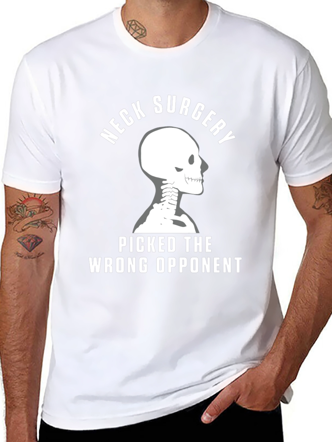 Neck Surgery T-Shirt - Picked the Wrong Opponent