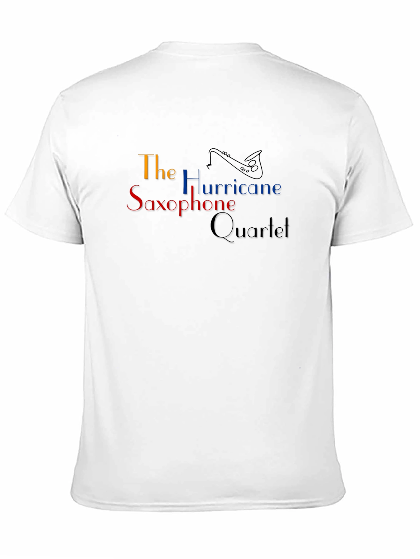 The Hurricane Saxophone Quartet Black T-Shirt