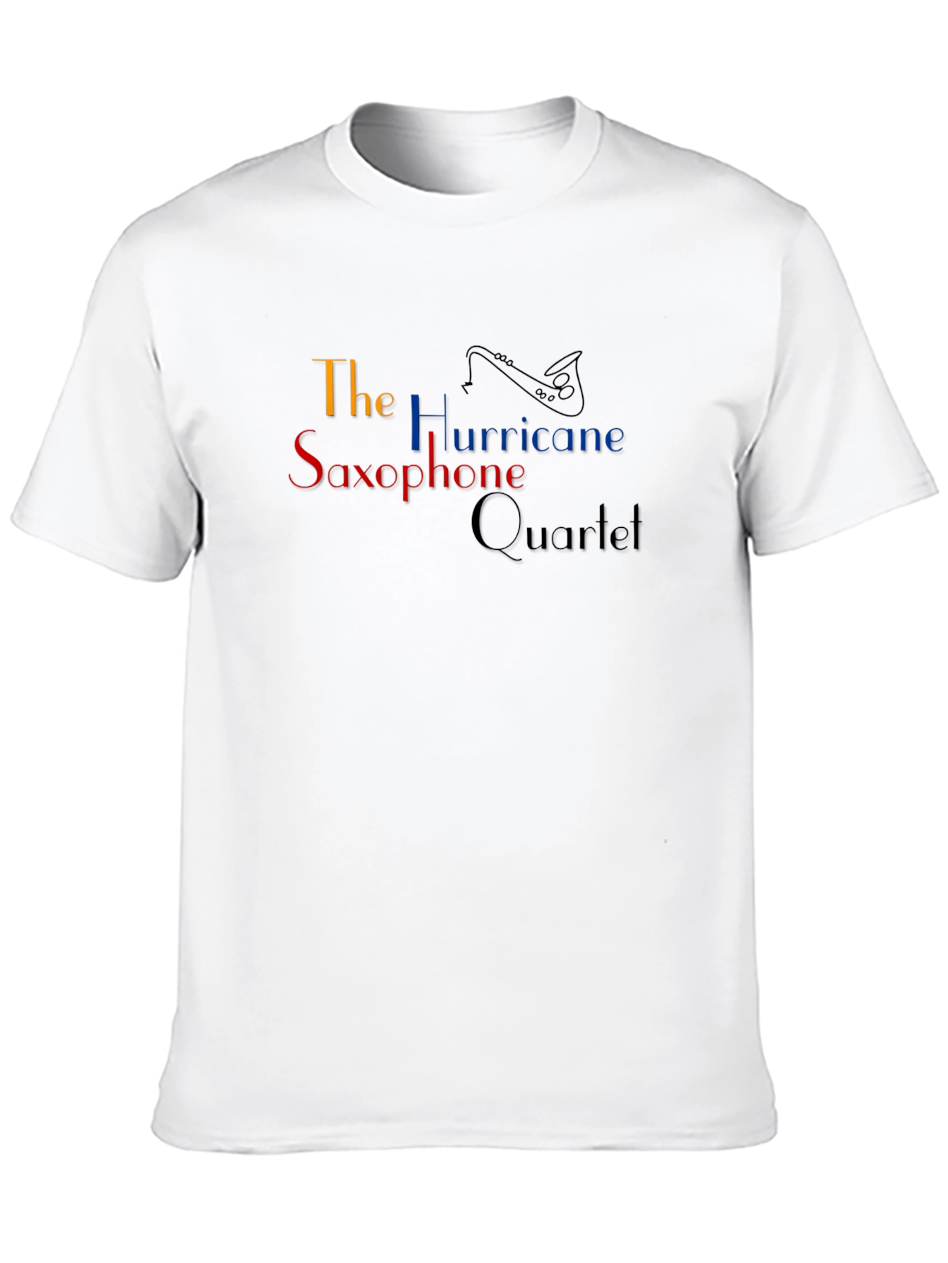 The Hurricane Saxophone Quartet Black T-Shirt