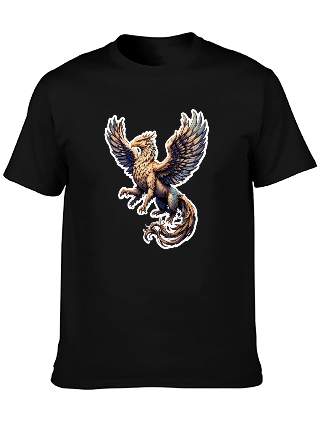 Griffin Graphic Tee - Black Stylish T-Shirt