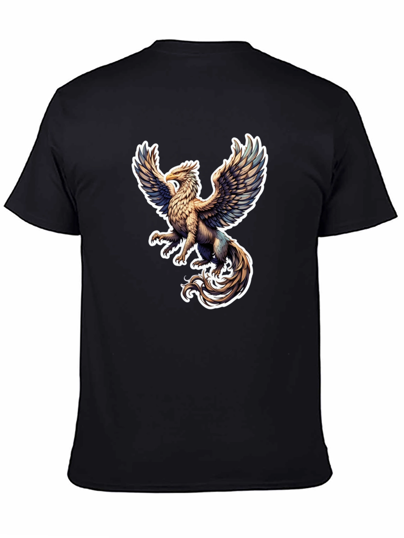 Griffin Graphic Tee - Black Stylish T-Shirt