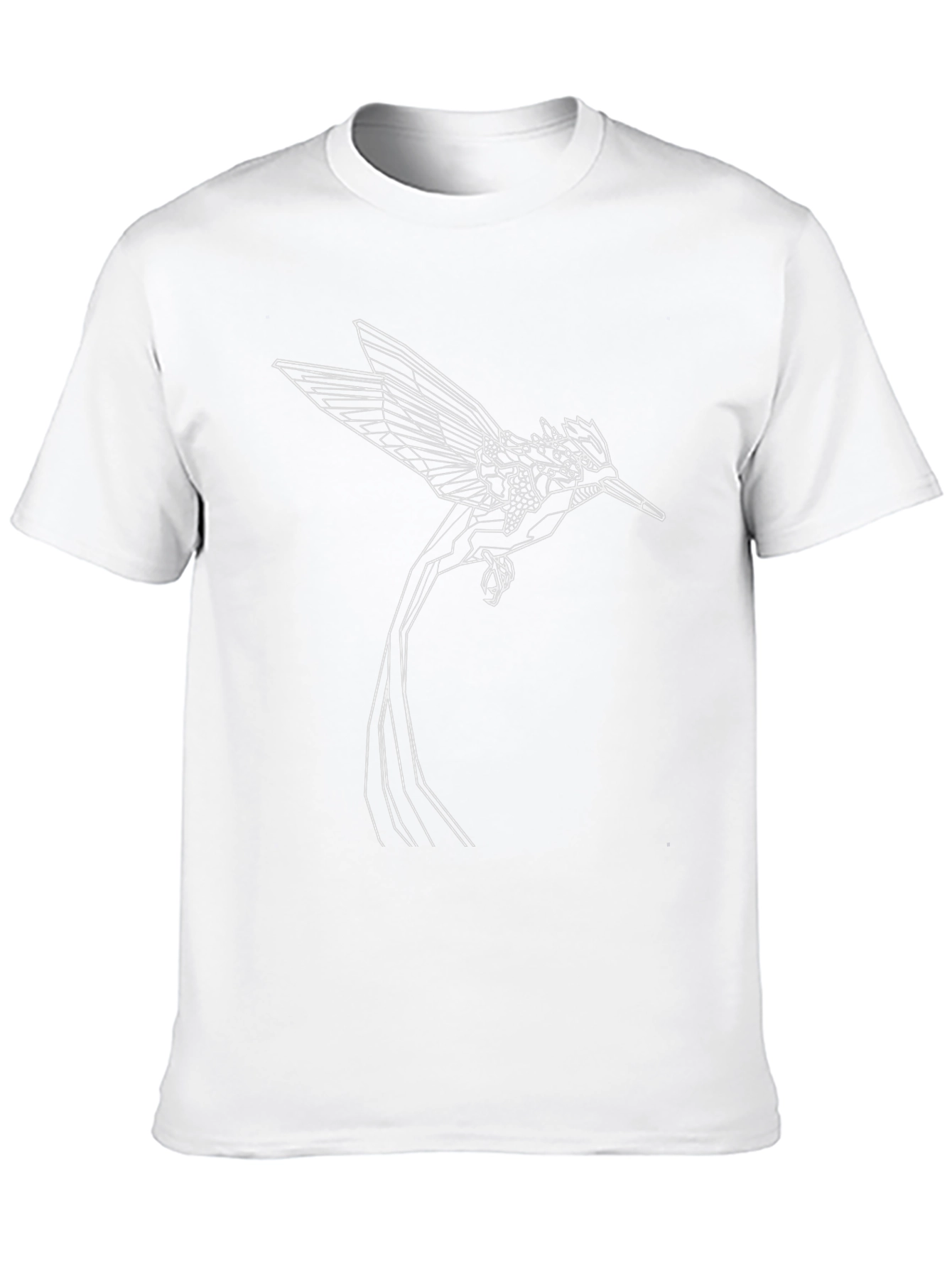 Geometric Hummingbird Graphic Tee