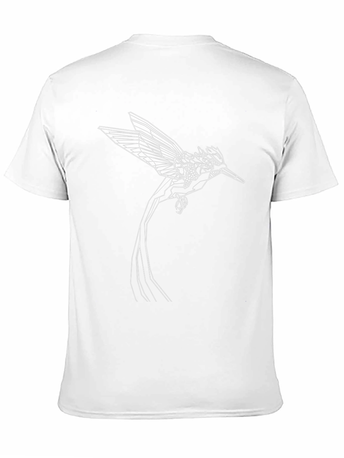 Geometric Hummingbird Graphic Tee