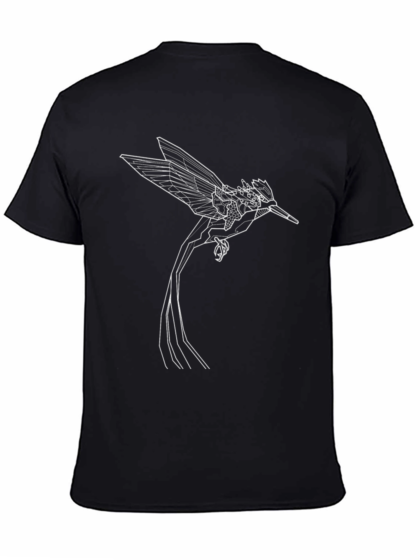 Geometric Hummingbird Graphic Tee