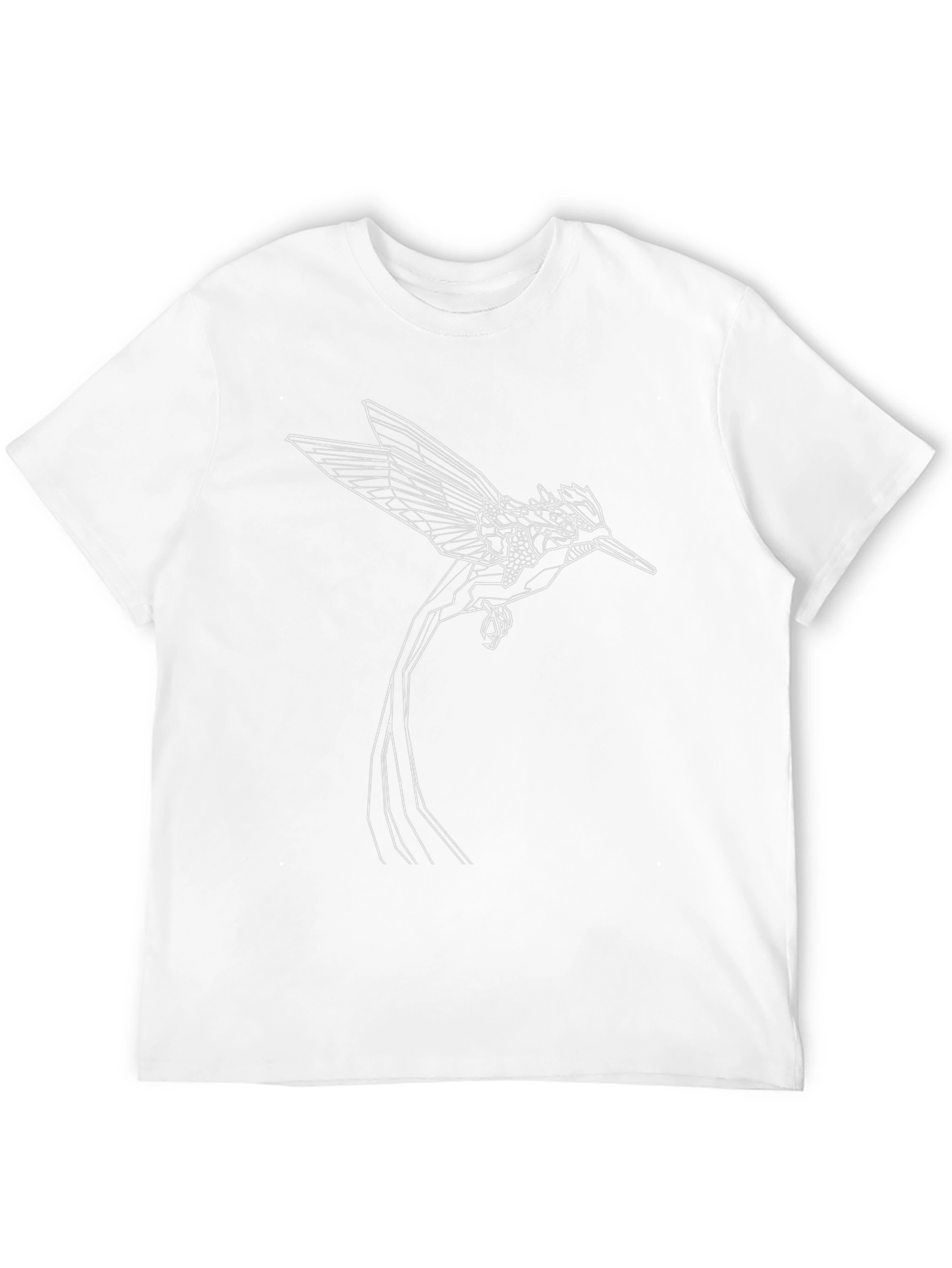 Geometric Hummingbird Graphic Tee