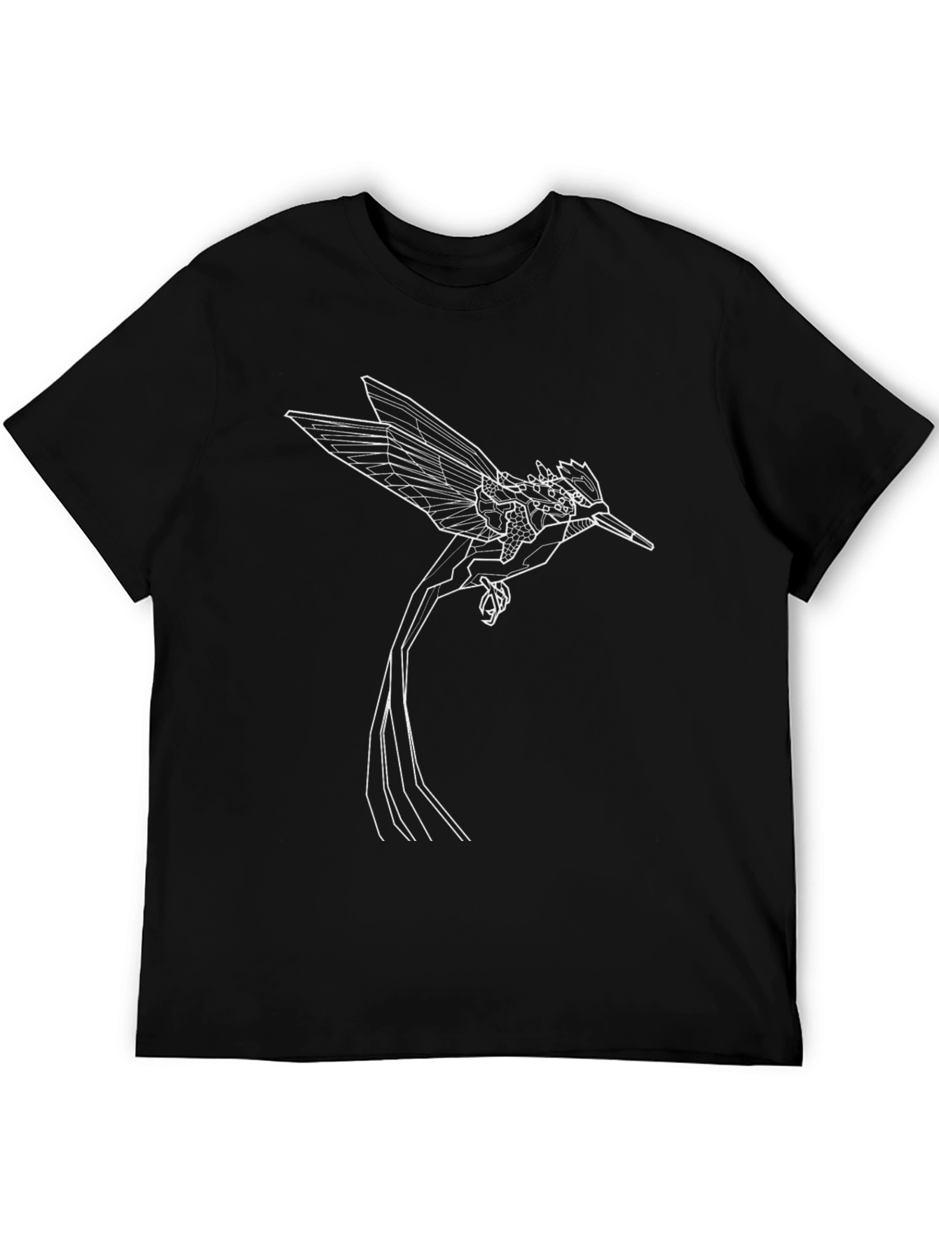 Geometric Hummingbird Graphic Tee